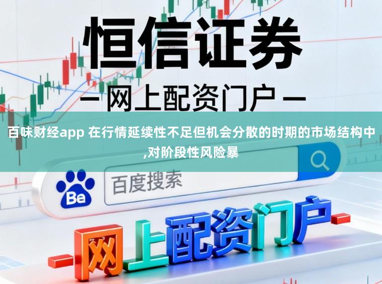 百味财经app 在行情延续性不足但机会分散的时期的市场结构中,对阶段性风险暴